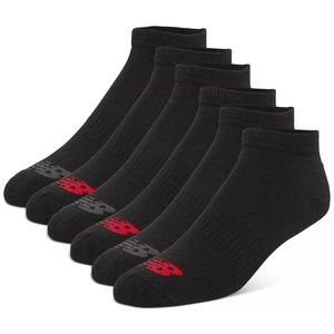 New Balance Men's 6-Pk. Athletic Quarter Socks